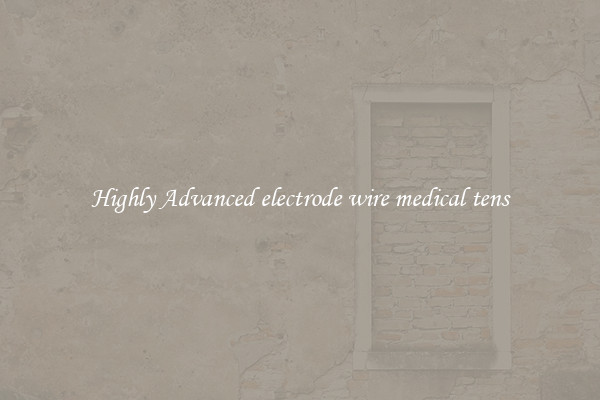 Highly Advanced electrode wire medical tens
