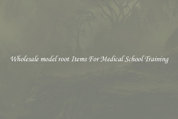 Wholesale model root Items For Medical School Training
