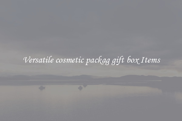 Versatile cosmetic packag gift box Items