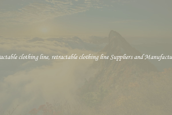 retractable clothing line, retractable clothing line Suppliers and Manufacturers