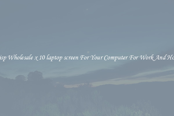 Crisp Wholesale x 10 laptop screen For Your Computer For Work And Home