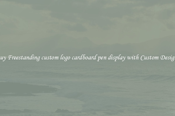 Buy Freestanding custom logo cardboard pen display with Custom Designs